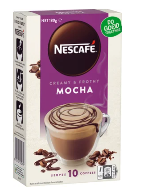 Nescafe Mocha Coffee Sachets 10pk