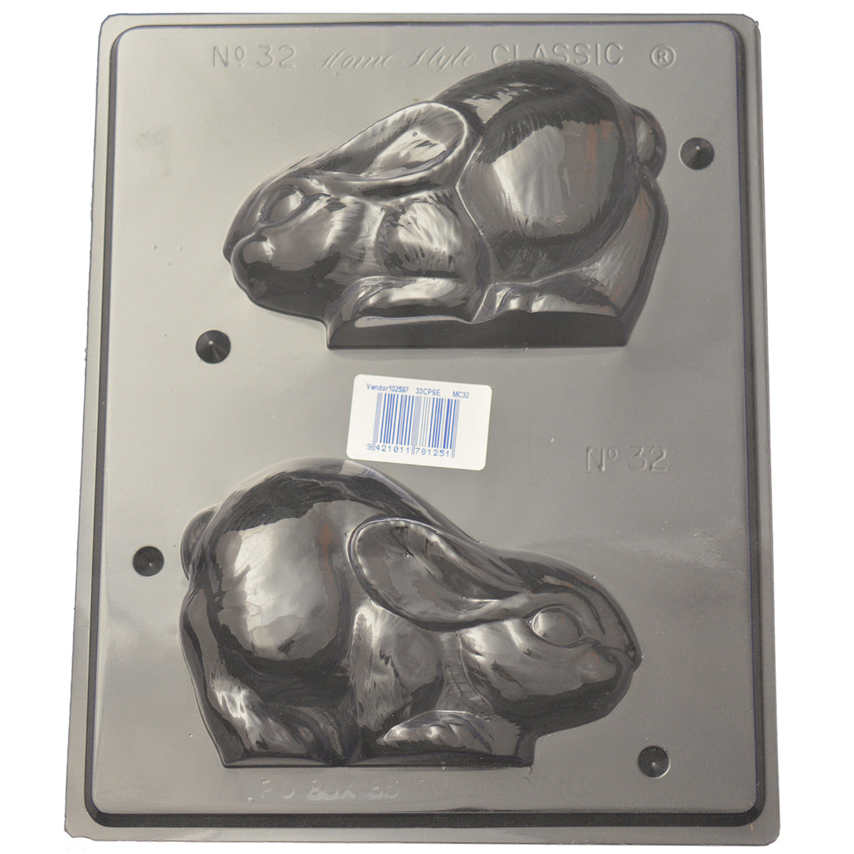 Stocky Rabbit Mould (0.6mm)