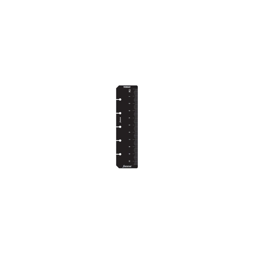 Filofax Mini Ruler/Page Marker Black