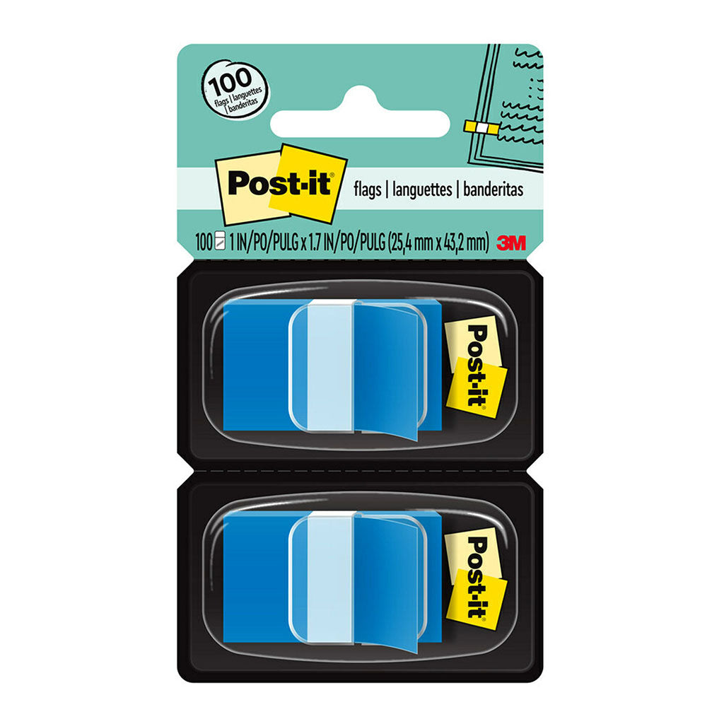 Post-it Flags 680-BE2 25x43mm Blue, Pack of 2