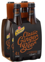 Schweppes Classic Ginger Beer Bottles 4 x 330ml