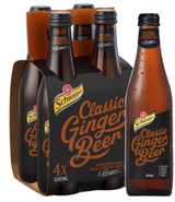 Schweppes Classic Ginger Beer Bottles 4 x 330ml