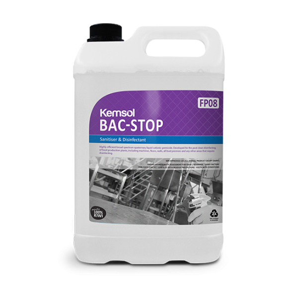 Kemsol Bac-Stop Disinfectant 5L DG8