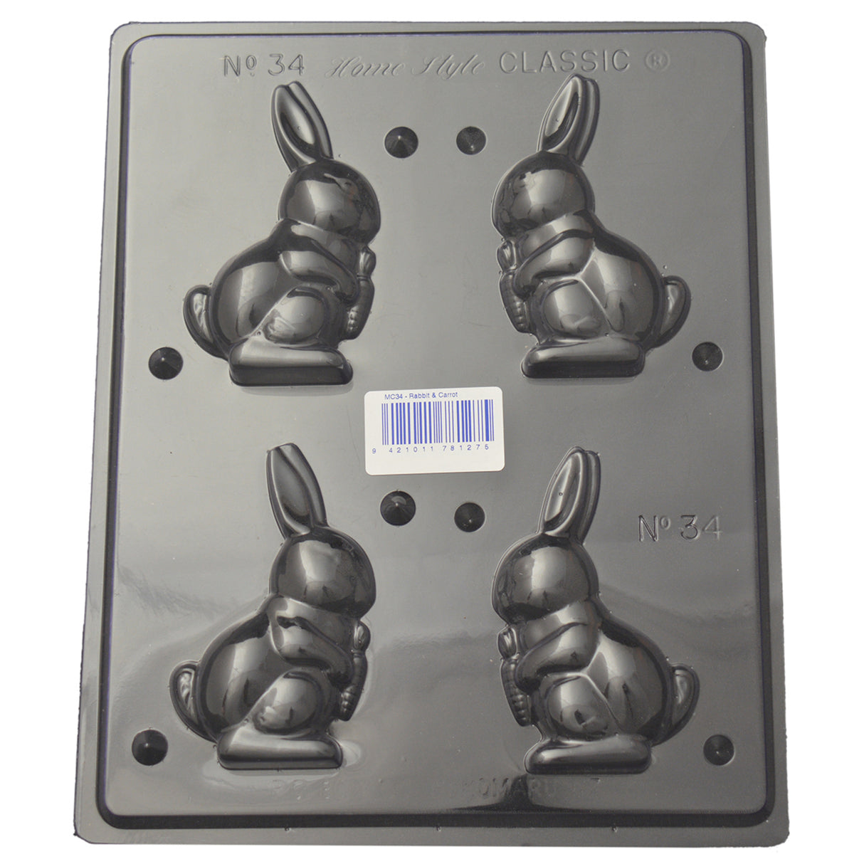 Rabbit & Carrot Mould (0.6mm)