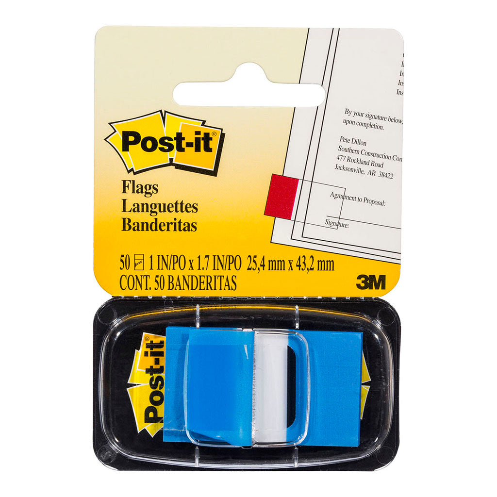 Post-it Flags 680-2 25x43mm Blue