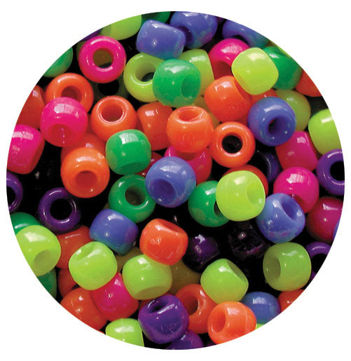 EC Beads Pony 1600 Piece Neon