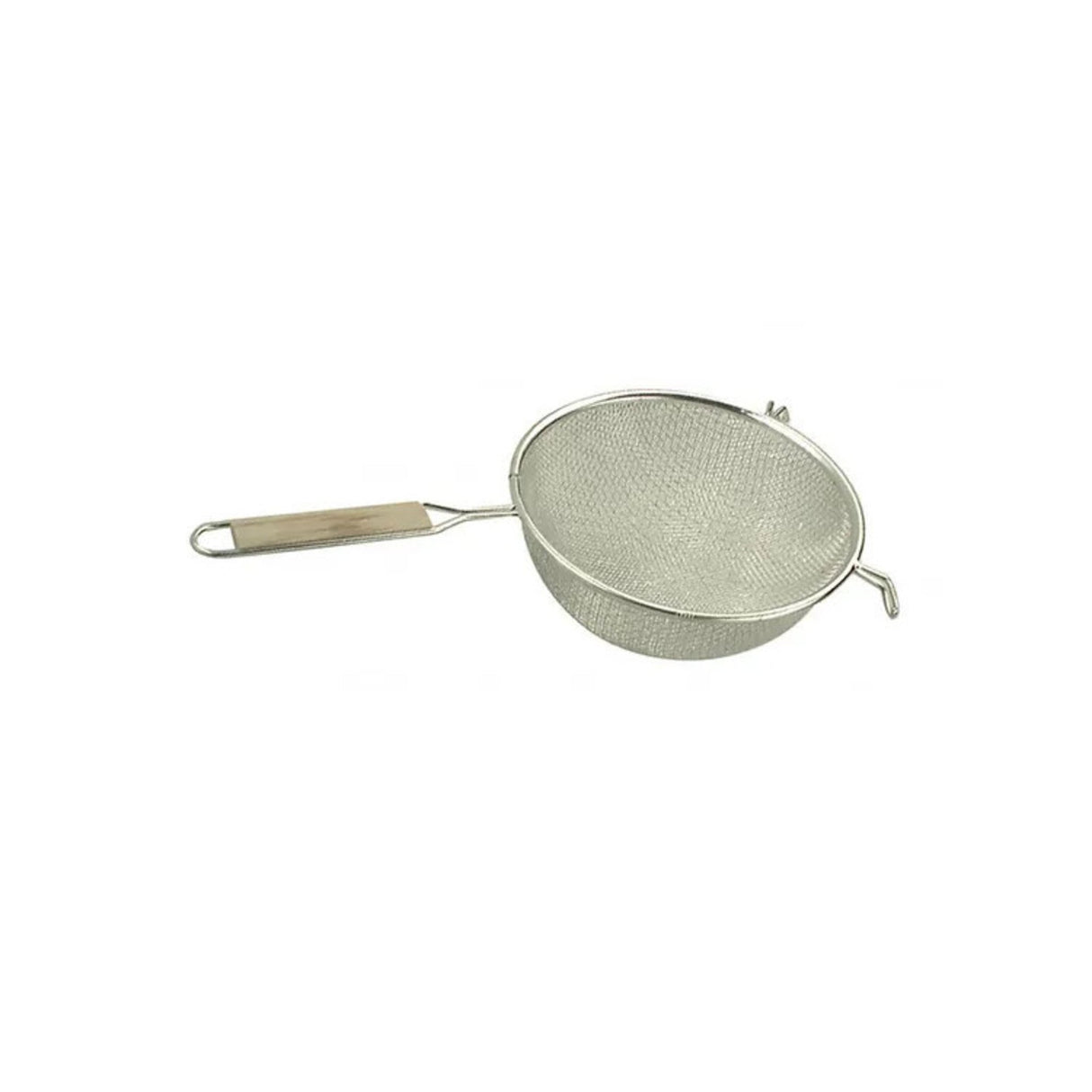 Strainer/Seive, Wood handle, 120 mm fine mesh - 2 LEFT