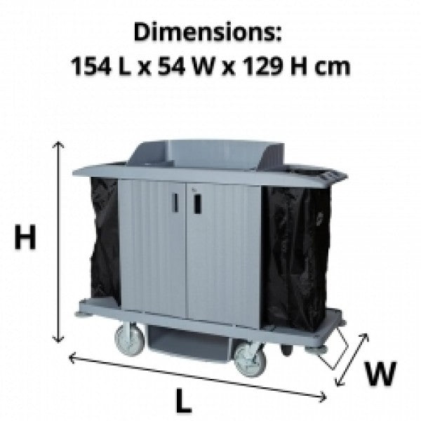 Compass Housekeeping Trolley with Doors