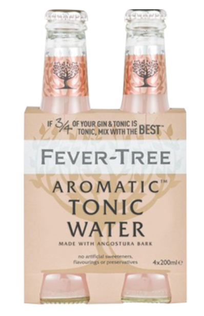 Fever-Tree Aromatic Tonic Water 4 x 200ml