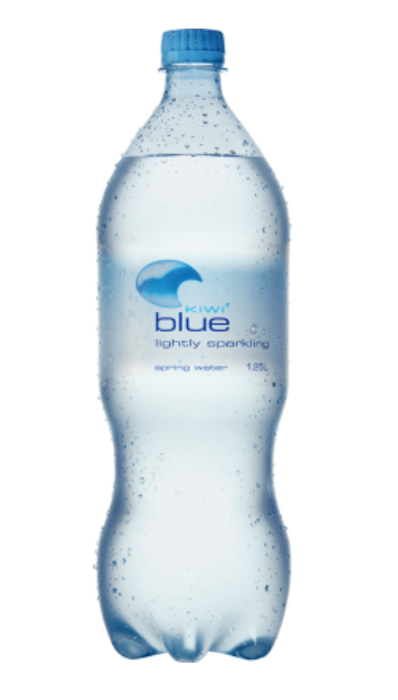 Kiwi Blue Lightly Sparkling Spring Water 1.25l