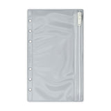 Filofax Personal Translucent Zip Lock Envelope Wallet Opening - Cafe Supply