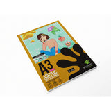 Artgecko Pro Acrylic Sketchpad A3 20 Sheets 240gsm White Paper - Cafe Supply