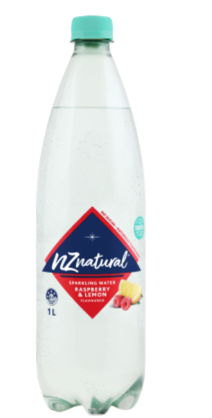 NZ Natural Raspberry & Lemon Sparkling Water 1l