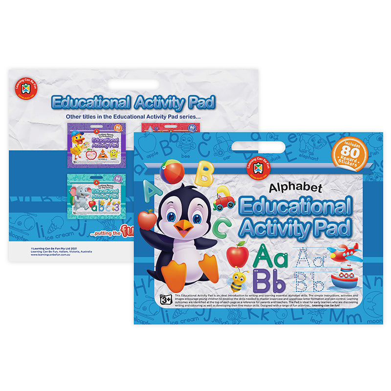 LCBF Educational Activity Pad Alphabet - Cafe Supply