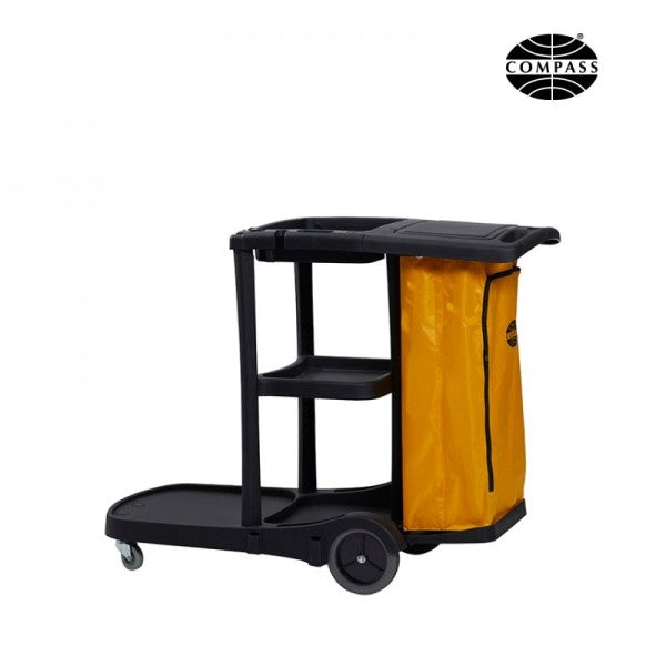 Compass Janitors Cart with Lid