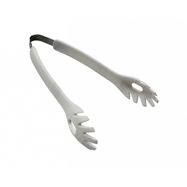 White Plastic Salad Tong 23cm