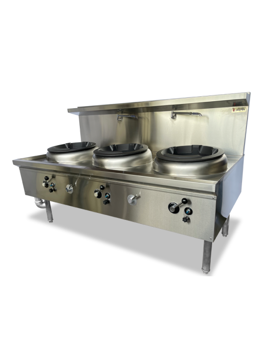 JASPER Triple Wok Range(duckbill burner) NG