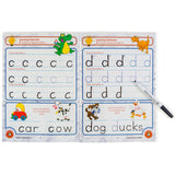 LCBF Wipe Clean Learning Book Lower Case Letters w/Marker