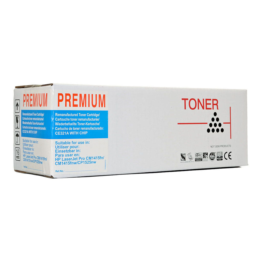 Icon Compatible HP CE321A CB541A Cyan Toner Cartridge