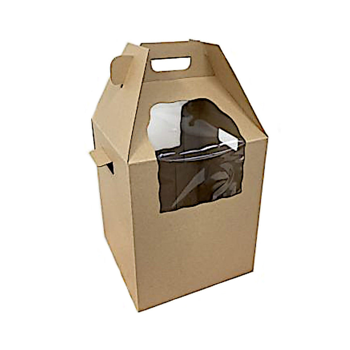 Heavy Duty Tall Cake Carry Box + Handle, 12x12x14(H)