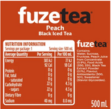 Fuze Peach Black Iced Tea 500ml