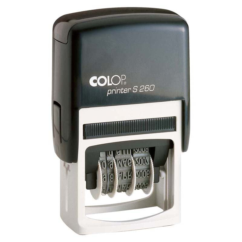 Colop Stamp Dater S260 Date With Custom Plate - Cafe Supply