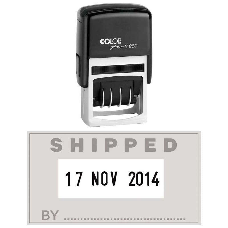 Colop Stamp Dater S260 Date With Custom Plate - Cafe Supply