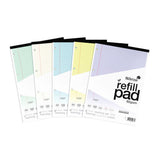 Silvine Tinted Refill Pad A4 8mm Lined with Margin 100 Pages Blue - Cafe Supply