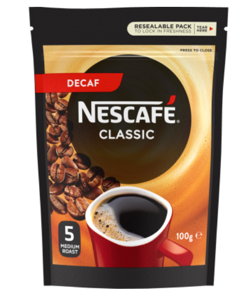 Nescafe Classic Decaf Coffee 100g