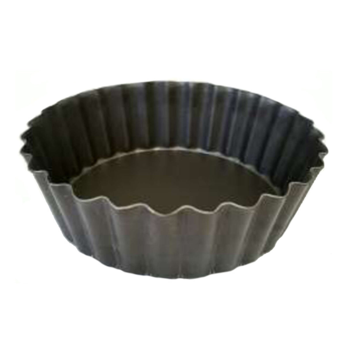 Quiche Pan, Alum (TEFLON) 100x30mm Deep, Solid base