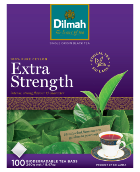 Dilmah Extra Strength Biodegradable Tea Bags 100pk