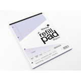 Silvine Tinted Refill Pad A4 8mm Lined with Margin 100 Pages Violet - Cafe Supply