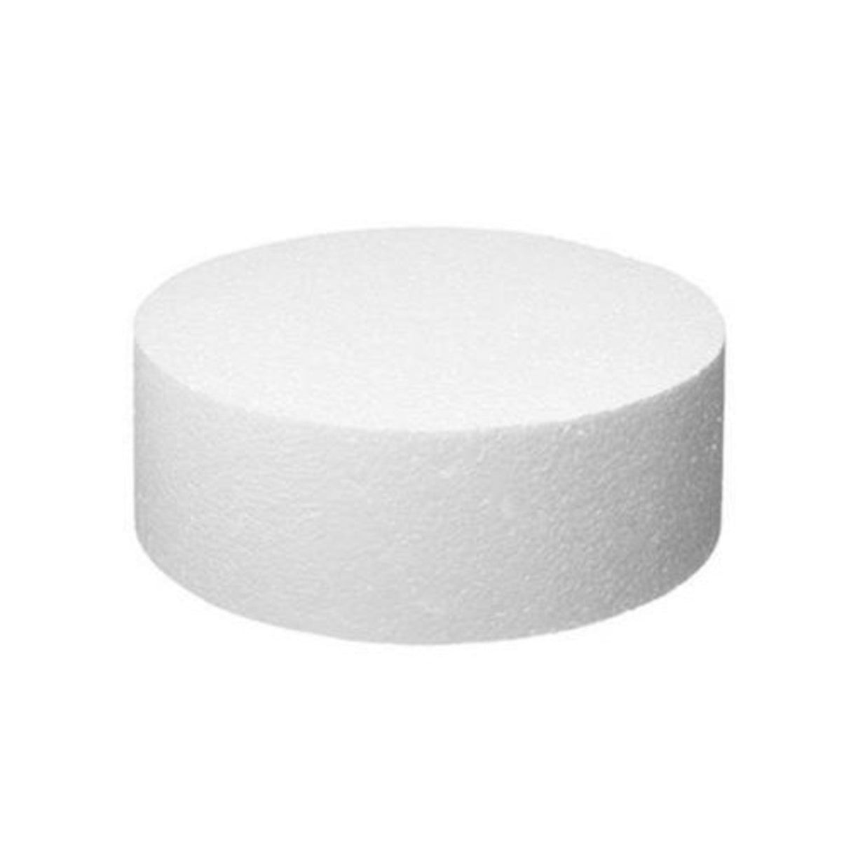 6" Round Cake Dummy, 75mm deep, Polystyrene