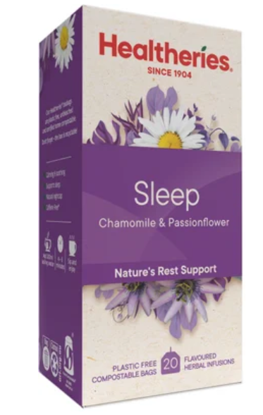 Healtheries Sleep Chamomile & Passionflower Tea Bags 20pk