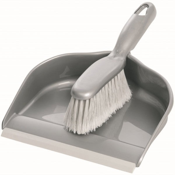 Raven Rubber Bladed Dustpan & Brush Set