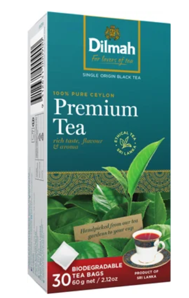 Dilmah Premium Biodegradable Tea Bags 30pk