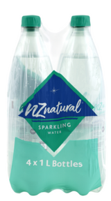 NZ Natural Sparkling Water 4 x 1l