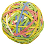 Dixon Rubber Band Ball 200gm Assorted Colours 70% Rubber Content - Cafe Supply