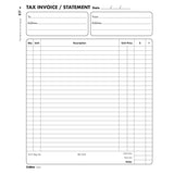 Collins Tax Invoice 108DL Duplicate No Carbon Required - Cafe Supply