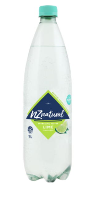 NZ Natural Lime Sparkling Water 1l