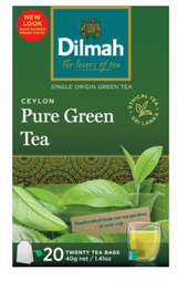 Dilmah Ceylon Pure Green Tea Bags 20pk