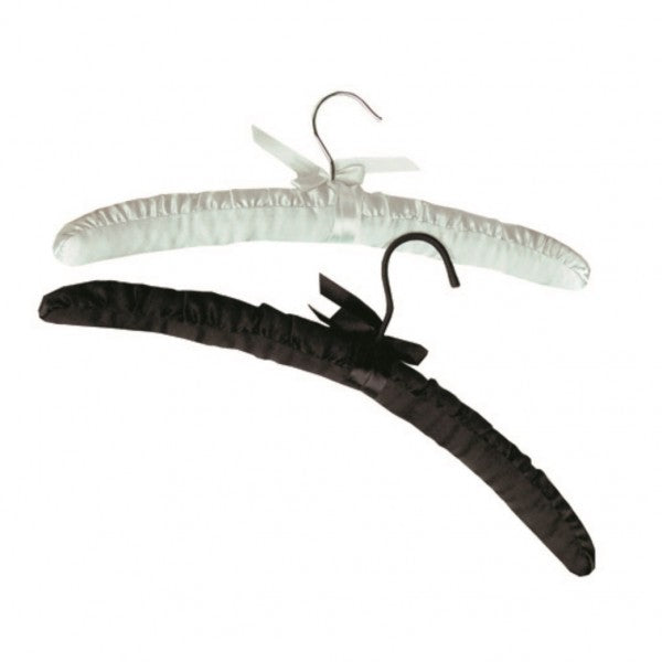 Black Satin Hanger with Hook (100)