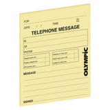 Olympic Pad Telephone Message Yellow 115x99mm 50 Leaf