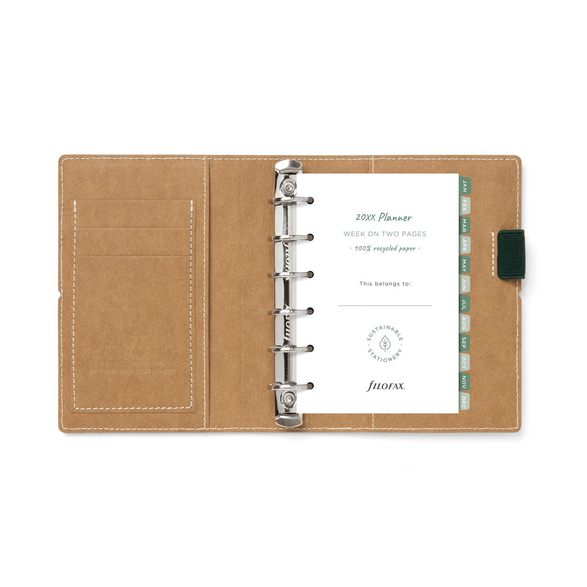 Filofax Eco Essential Pocket Organiser Ebony - Cafe Supply