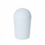 8L Bullet Bin Swing Top White