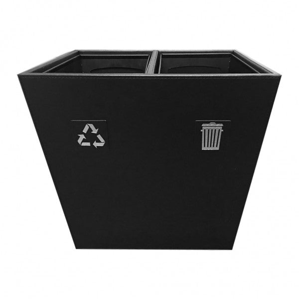 Leatherette Rubbish & Recycling Bin