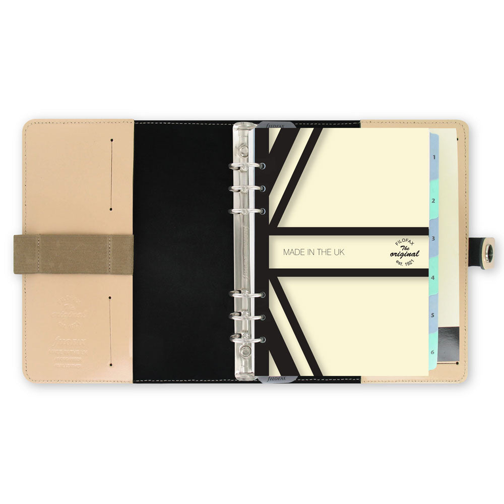 Filofax Organiser A5 Leather Nude - Cafe Supply