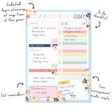 Pukka Carpe Diem Daily Planner Pad Ditzy Floral