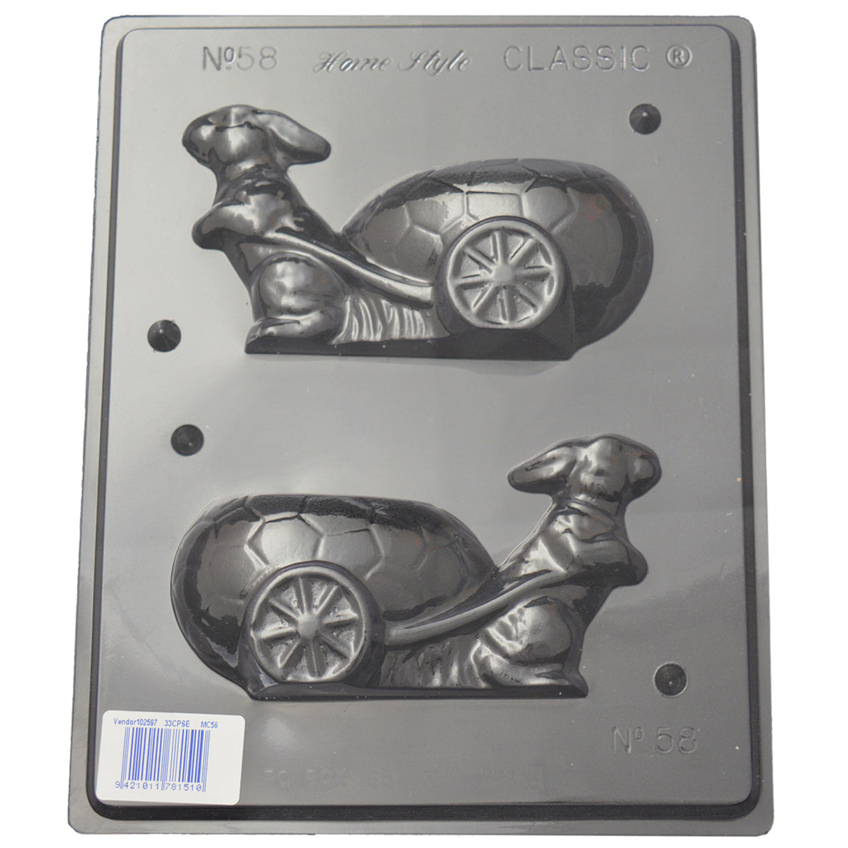 Rabbit & Cart Mould (0.6mm)