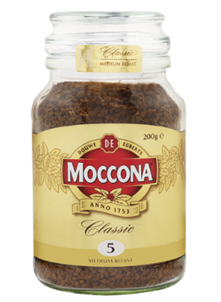 Moccona Classic Medium Roast Instant Freeze Dried Coffee Jar 200g